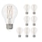 Bulbrite LED Filament 7 W Dimmable A19 Light Bulb with Clear Finish and E26 Base - 2700K, 800Lumens, 8PK 861620 - alternate 1