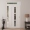 Vdomdoors Front Exterior Prehung Metal-Plastic Door, Manux 8112 White Silk, Side and Top Sidelite Transom, Of MANUX8112EXD-WS-W36+12xH80+14-RH - alternate 4