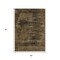 Homeroots 5' X 8' Brown And Charcoal Floral Washable Indoor Outdoor Area Rug 631006 - alternate 6