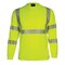 Reflective Apparel ANSI Type R Class 3 Long Sleeve T-Shirt with 3M Scotchlite Comfort Trim 204CT-LM-3X - alternate 1
