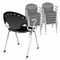 Regency Rico Classroom Training Stack Chair with Arms, Black, 11PK 306-BK-11PK - alternate 7
