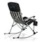Picnic Time Family Of Brands Carolina Panthers - Outdoor Rocking Camp Chair, (Black) 805-01-175-054-2 - alternate 1