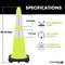Traffic Kontrol 28in Traffic Safety Cone, 7Lbs, Lime, 6in+4in Hi Intensity Reflective Collars, Bulk Pallet, 60PK TKTC-28-7-LM-2C-60 - alternate 7