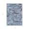 Homeroots 8' X 10' Denim Blue And Blue Abstract Washable Indoor Outdoor Area Rug 609241 - alternate 9