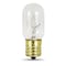 Feit Electric Incandescent Lamp, 15 W, T7 Lamp, Candelabra E12 Lamp Base, 2700 K Color Temp, 1500 hr Average Life BP15T7/RP - alternate 1