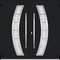 Vdomdoors Metal Double Doors Deux 6500 Black Enamel Frosted Glass Entry Modern Painted (W72xH96) Right hand I DEUX6500DEXD-BLK-W72xH96-RH-I - alternate 4