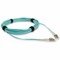 Add-On Addon 2M Lc (Male) To Lc (Male) Straight Aqua Om3 Duplex Fiber Patch ADD-LC-LC-MB2M5OM4 - alternate 7