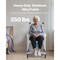 Vevor Bedside Commode Chair with 4 Wheels 4-in-1 Raised Toilet Seat 350 lbs FBL760637 - alternate 7