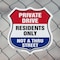 Signmission Private Driveway Shield Sign Private Dri, 6 Inch X 6 Inch, Plastic Sign SHI-P-6-436 - alternate 5