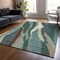 Homeroots 8' X 10' Sage Brown And Beige Abstract Washable Indoor Outdoor Area Rug 601005 - alternate 6