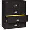 Fireking 38-15/16" W 4 Drawer Fire-Resistant Lateral File Cabinet, Black, Letter/Legal 4-4422-CBL - alternate 3