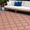 Homeroots 6' X 9' Coral Orange Indoor Outdoor Area Rug 522160 - alternate 1