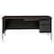 Hirsh Right-Hand Single Pedestal File Office Desk W/ Center Drawer, 30 in D X 29.5 in H, 66 in W X 20096 - alternate 5