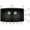 Blanco Performa Equal Double Bowl, Coal Black 442937 - alternate 3
