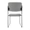 Flash Furniture HERCULES 500 lb. Capacity High Density Gray Vinyl Stacking Chair with Sled Base, 5PK 5-XU-8700-GRY-B-VYL-30-GG - alternate 9
