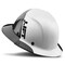 Lift Safety DAX Carbon Fiber Full Brim 50-50 (White/Black) - ANSI-C, TYPE 1 HDF50C-19WC - alternate 4