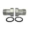 Discover Pair of 1 in. Lead Free Stainless Steel Water Meter Couplings 300007 - alternate 1