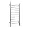 Edendirect 9-Bars Stainless Steel Wall Mounted Electric Towel Warmer Drying Rack Towel Heater in Silver ZR-EB03BR504 - alternate 1
