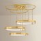 Corbett Lighting Chiasso 3 Light Chandelier in Vintage Polished Brass Finish 537-38-VPB - alternate 6