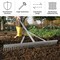 Pure Garden Landscape Rake 36 in Head Aluminum Metal Rake & Protective Gloves for Lawn Care 50-LG1461 - alternate 9