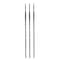 Princeton Aspen Round Brush, Synthetic Bristles, Long Handle Acrylic & Oil Paintbrush, Black, Size 2/0, 3PK P6500R20 - alternate 1
