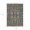 Homeroots 9' X 12' Gray Silver And Beige Oriental Washable Indoor Outdoor Area Rug 582078 - alternate 8