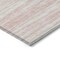 Homeroots 3' X 5' Pink And Ivory Abstract Washable Indoor Outdoor Area Rug 613115 - alternate 9
