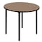 Regency Round Kee Medium Breakroom Table, 42 in W, 42 in L, Noble Oak TBF42RNDNOBK - alternate 1