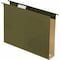 Pendaflex 1/5 Tab Cut Letter Recycled Hanging Folder, 8 1/2in x 11in, Capacity2" Expansion, Green, 10%, 20PK 6152X2 - alternate 2