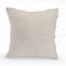 Homeroots Set of Two Beige Ribbed Cotton Throw Pillow With Fringe, 2PK 554605 - alternate 7