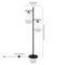 Homeroots 71" Black And White Two Light Tree Floor Lamp With White Glass Globe Shade 523456 - alternate 9