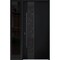 Vdomdoors Steel Door Deux 6078 Black Enamel Sidelight Exterior Window Sidelite Entry Door Painted W36+14xH80 DEUX6078EXD-BLK-W36+14 x H80-RH-I - alternate 1