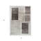 Homeroots 5' X 8' Ivory And Black Geometric Washable Indoor Outdoor Area Rug 631934 - alternate 9