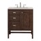 James Martin Vanities Addison 30" Single Vanity, Mid-Century Acacia, w/ 3 CM Siberian Silestone Top E444-V30-MCA-3SFR - alternate 1