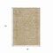 Homeroots 8' X 10' Tan And Beige Abstract Washable Indoor Outdoor Area Rug 616037 - alternate 8