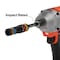 Klein Tools Quad-8 Heavy-Duty Impact Flip Sockets, Metric, 3-Piece 652MQS - alternate 6