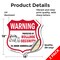 Signmission 24 Hour Surveillance Shield Sign Warning, 18 inch X 18 inch, Vinyl Decal, 2PK SHI-D-2PACK-18-350 - alternate 6