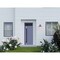 Vdomdoors Front Exterior Prehung Steel Door Ronex1011 Grey Transom Window Sidelite Stainless Inserts Entry RONEX1011EXD-GRE-W36 X H80+16-RH-I - alternate 7