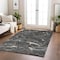 Homeroots 9' X 12' Black Ivory And Gold Abstract Washable Indoor Outdoor Area Rug 601036 - alternate 7