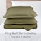 Lavish Home 3-Piece King Quilt Set Bedspread & 2 Pillow Shams with Embossed Diamond Pattern Lightweight Set 66-001-KG - alternate 7