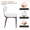 Leisuremod Dilenny Faux Leather Dining Chair - Modern Padded Side Chair with Steel Legs DC49W - alternate 10