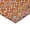 Homeroots 9' X 12' Orange Blue And Purple Geometric Washable Indoor Outdoor Area Rug 612212 - alternate 8