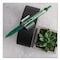 Pilot Precise V5RT Rollerball Pen, Retractable, Extra-Fine 0.5 mm, Green Ink, Green/Silver Barrel PIL26065EA - alternate 7