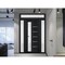Vdomdoors Front Exterior Prehung FiberGlass Door Frosted Glass / Manux 8088 Matte Black / 2 Sidelight and Tra MANUX8088EXD-BLK-W16+36+16 x H80+14-LH - alternate 4