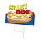 Signmission Kraut Dog Die Cut Yard Sign & Stake outdoor plastic coroplast window, C-DC-1216-Kraut Dog19 C-DC-1216-Kraut Dog19 - alternate 1
