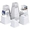 Lifemaster Furniture Riser Set, Non-Slip Design for Bed, Chair, Sofa, Desk, White, 8PK LMBEDWHT8 - alternate 1