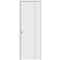 Sartodoors Sliding Pocket Door 30 x 80 inches, BASIC 0111 Arctic White, Kit Rail Hardware, Solid Wood Interi BASIC0111PD-MAW-30 - alternate 1
