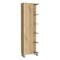 Homeroots 20" Natural Wood Freestanding Single Door Bathroom Vanity 543612 - alternate 1