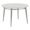 Office Star Products Brooklyn  Round Top Coffee Table, White / Brushed Nickel MG1230R-WH - alternate 1