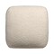 Homeroots 18" Beige Polyester Cube Outdoor Pouf Ottoman 551570 - alternate 9